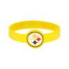 Irregular Shape Silicone Wristband with Color Print and Embossed Pattern