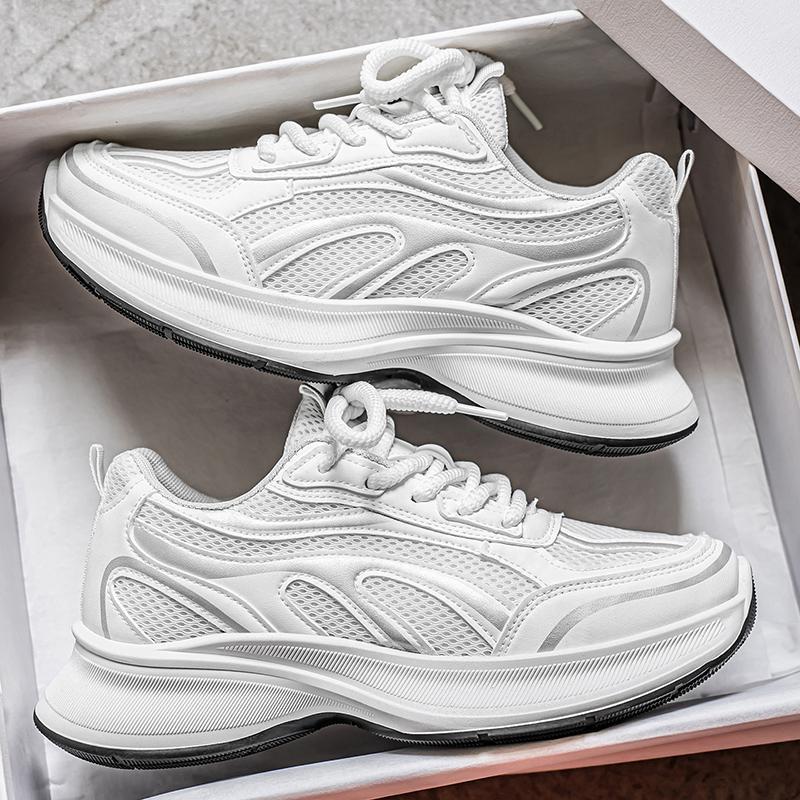 

Трендовый бренд универсальные и удобные мужские кроссовки для папы 2025 лето дышащие на платформе мужская обувь модная спортивная повседневная обувь 44