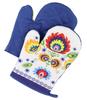 Insulating Blue Oven Gloves with Magnet, 2 Pieces
