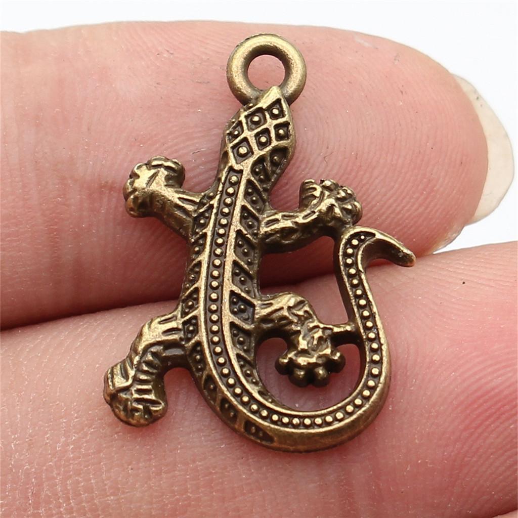Żaby Owady Stworzenia Ogrodowe Amulet Antyczny Brąz Stop Cynku Materiały do Tworzenia Biżuterii Styl Dziecięcy Bransoletka Amulety
