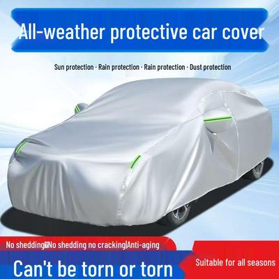 Thickened All-Season Universal Car Cover, Sun, Rain, Snow & Hail Protection