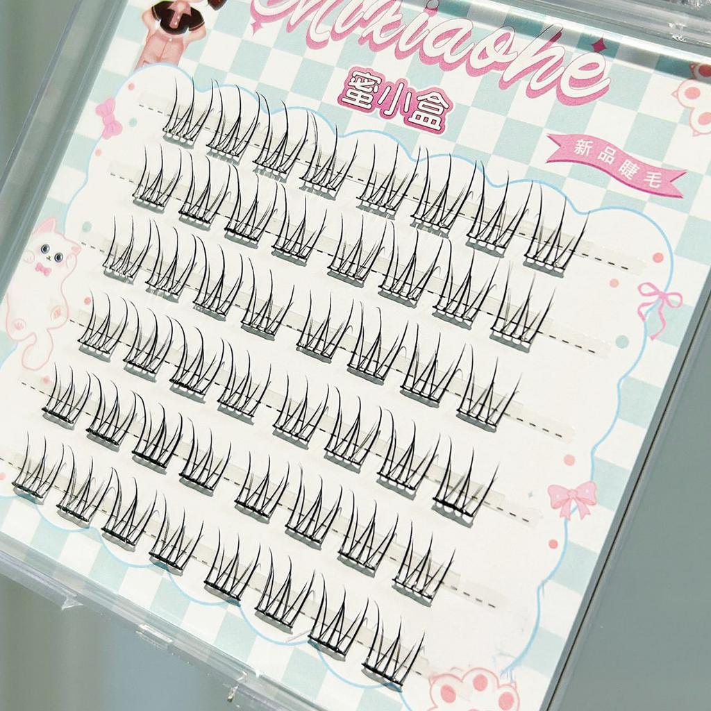 Woman Vivid Daily Lash Clusters Anime Cosplay Lash Extension Suitable For Women Of All Ages