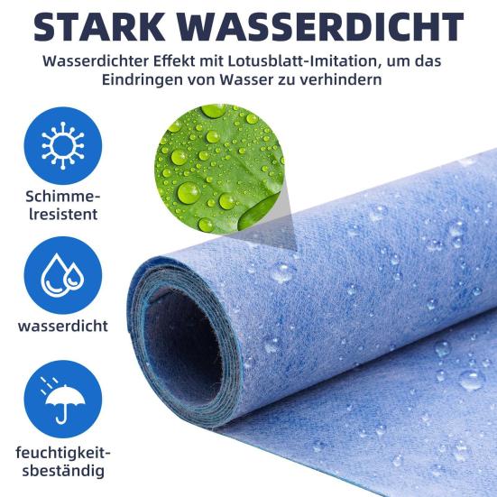 11,8 palce x 33 stop Vodotěsná membrána do sprchy Silná polyetylenová podkladová vrstva pod dlaždice Sprchová membrána do sauny, koupelny, kuchyně, na stěnu, podlahu