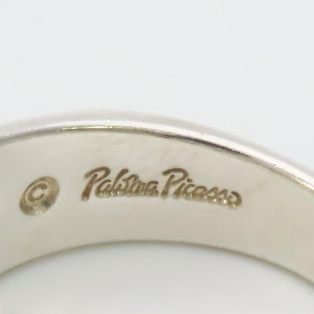 Used TIFFANY&Co. Ring Loving heart triple Paloma Picasso EU#50 Silver925 4.7g Silver Accessories
