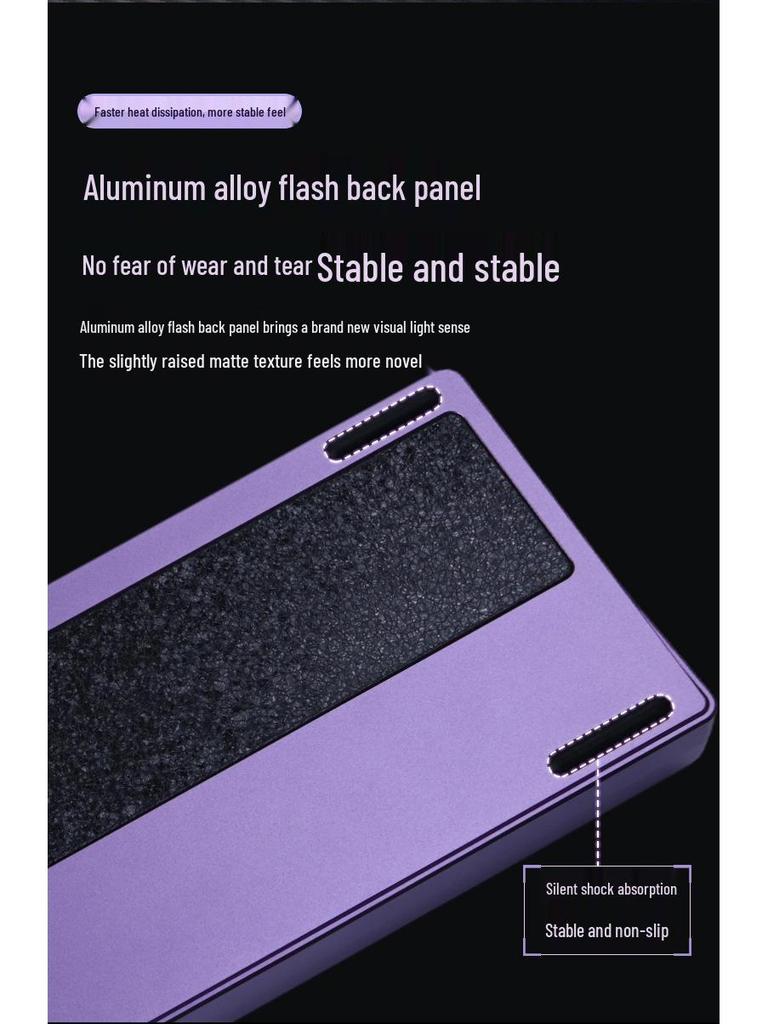 Aluminum RGB 65% Mechanical Keyboard: Bluetooth, Wired & Wireless, Three-Mode, Gasket Structure