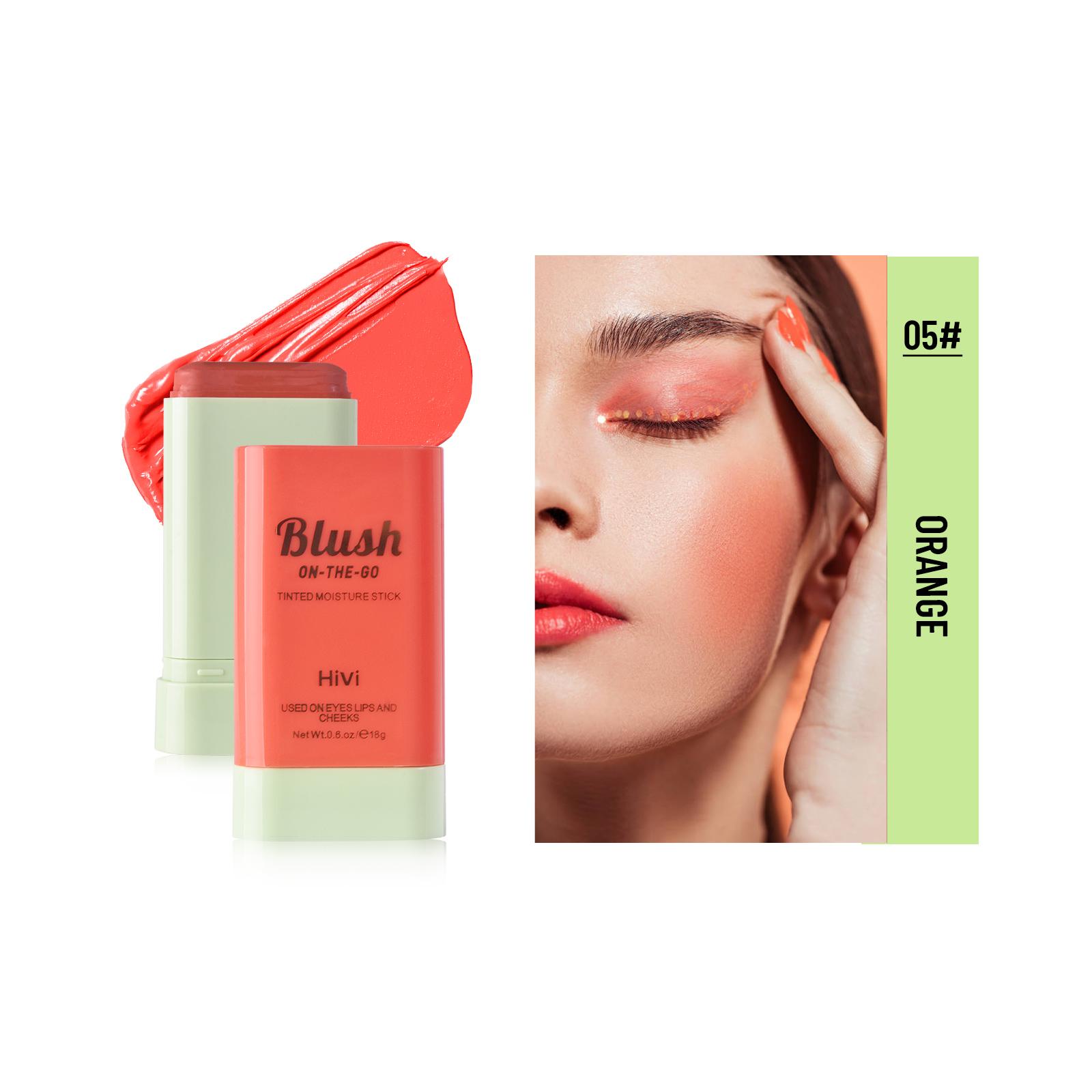 

Lamuseland Румяна-стик для губ и щек 2 в 1 на бальзаме для матового макияжа лица