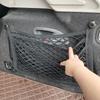 Car Back Rear Trunk Storage Net Car-Net Pocket Storage Stretchable Mesh Pocket Net Wall Sticker Organizer Pouch Bag