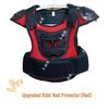 Kids' Motorcycle Balance Bike Armor Set: Knee, Elbow, Chest & Back Protectors.