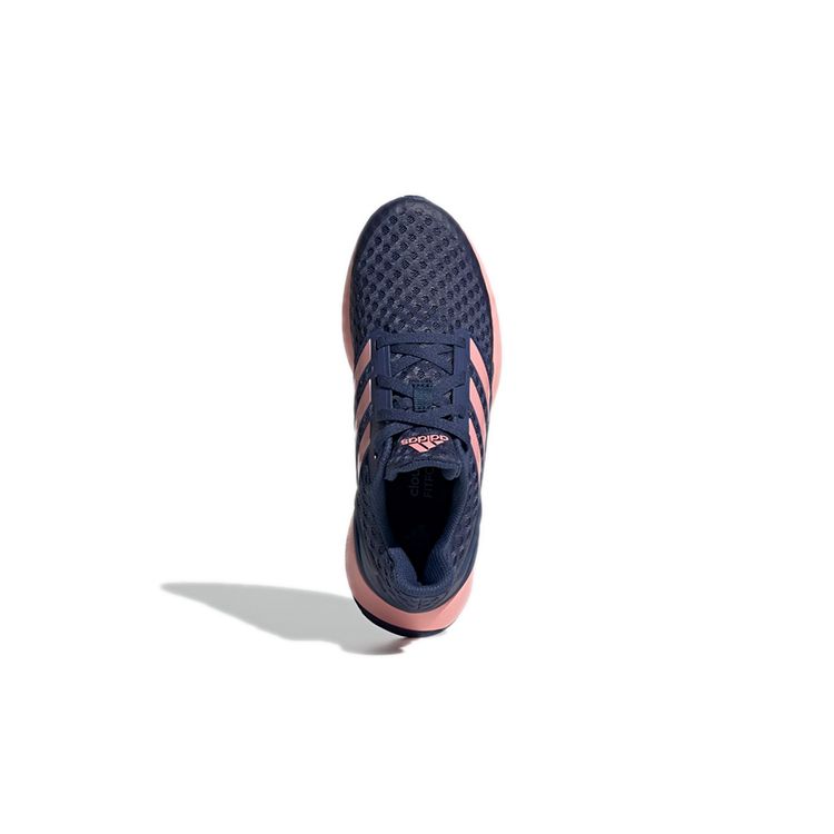 Adidas Rapidarun J Durable Non-Slip Shock Absorbing Low-Top Running Shoes Kids Sneakers Blue Pink EF9243