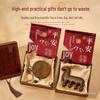 2026 Year of the Horse Chinese Sandalwood Comb Gift Box for Clients & Foreigners