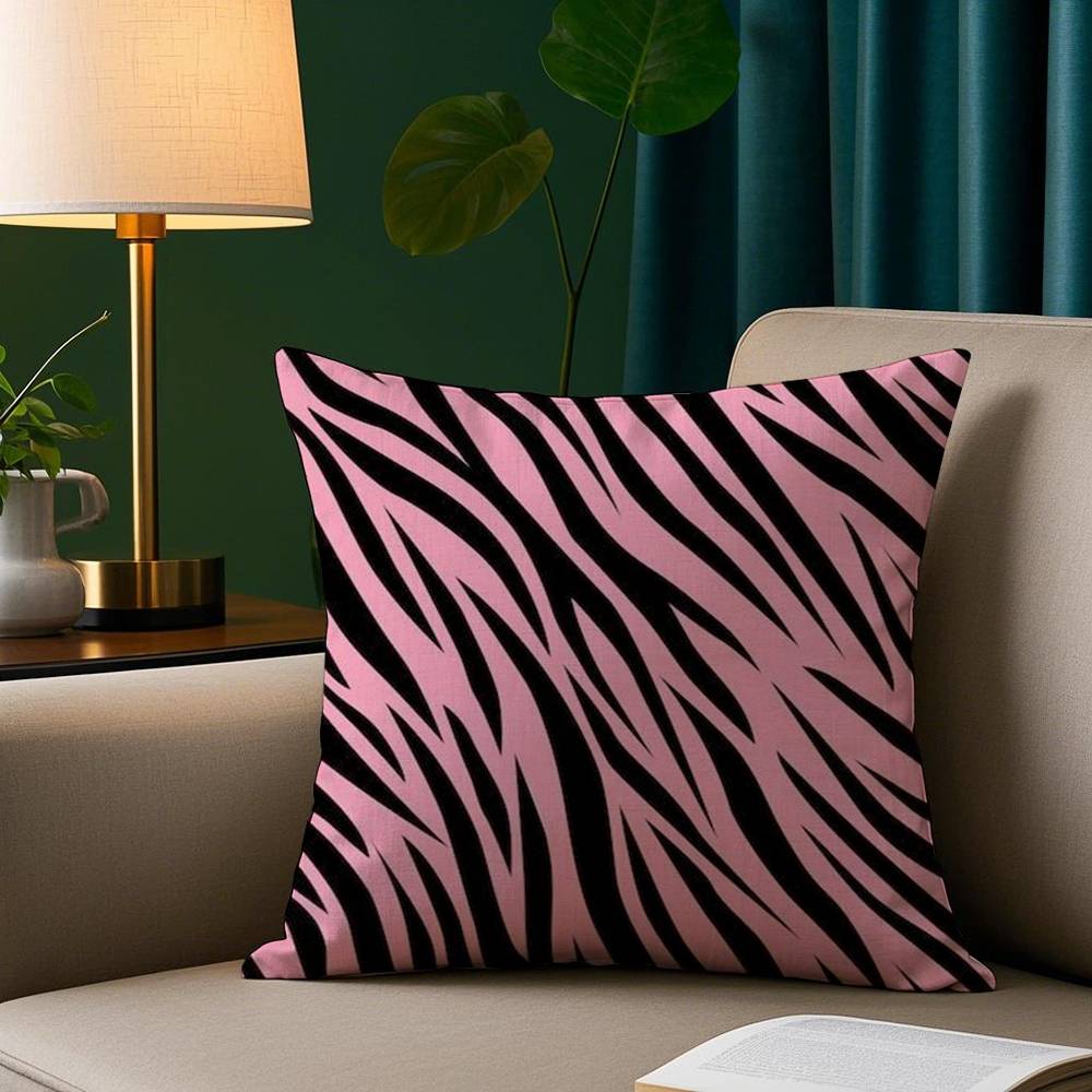 Yk Fashion Leopard Print Pillow Case Short Plush Print Cushion Cover Square Throw Pillow Covers Sofa Home Decor