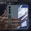 Silicone Elastic Wrist with Glass Protective Film Phone Case for Samsung Galaxy Z Fold 7 Fold7 Fold 6 Lens Protect Cover