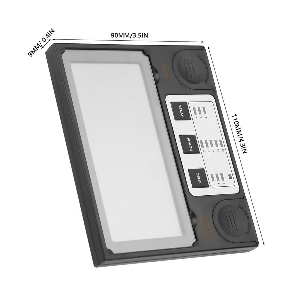 Solar Panel Welding Helmet Lens Welding Mask Auto Darkening Lens 110 * 90mm Welding Lens Welding Helmet Lens Welding Mask Lens