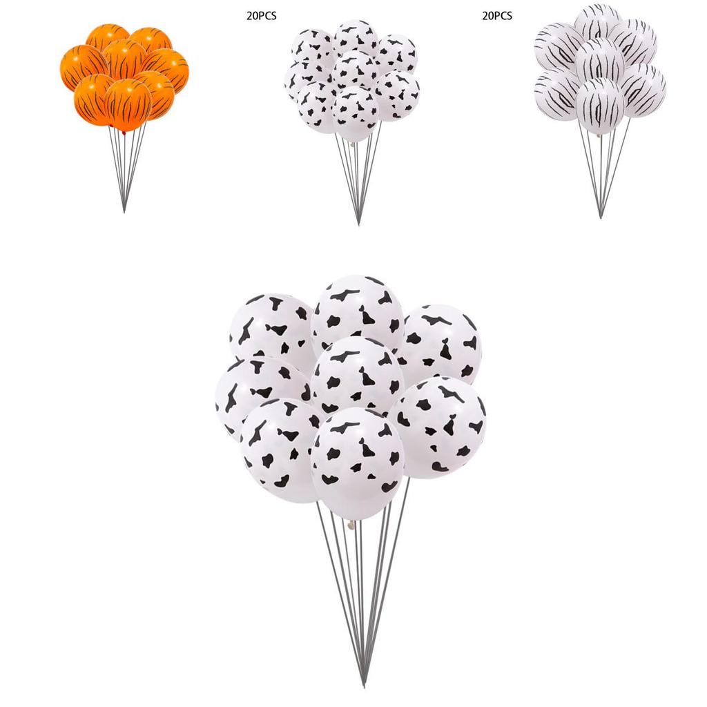 12 Inches Safari Theme Birthday Balloons Featuring Adorable Jungle Animal Designs For Festive Celebrations