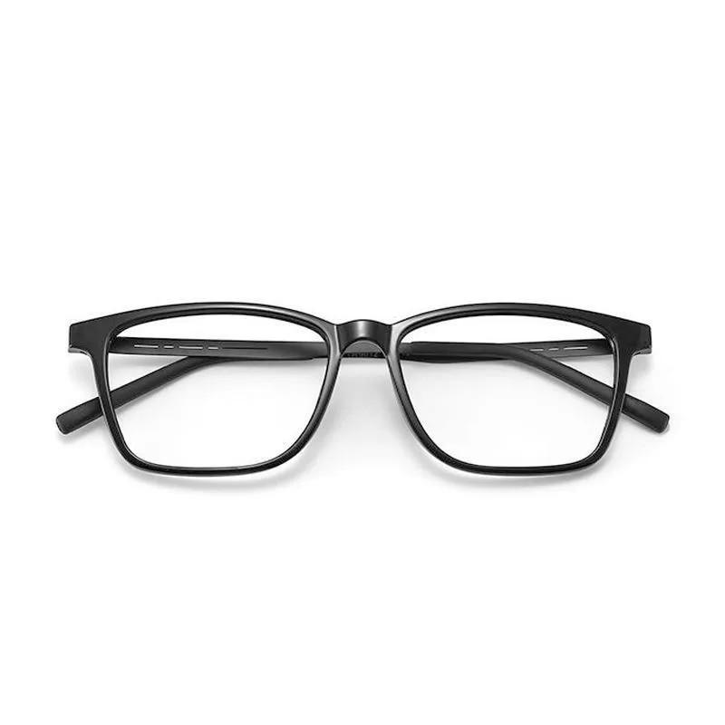 Ultraleichte Reine Titan Lesebrille für Herren Damen Blaulichtfilter Alterssichtigkeit Brille Mode Matt Schwarz Computerbrille