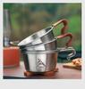 Large Stackable Stainless Steel Camping Snow Bowl for Cooking Rice