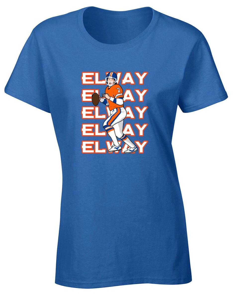 John Elway Denver Broncos Text Pic Women s T-Shirt S