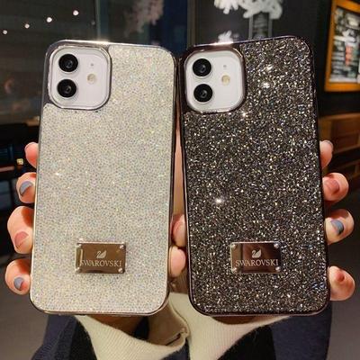 Prabangus madingas Bling kalnų krištolas brangakmenis deimantas Minkštas telefono dėklas, skirtas iphone17 16 15 11 12 13 14 Pro Max Blizgučiai Kameros apsaugos dangtelis Coque