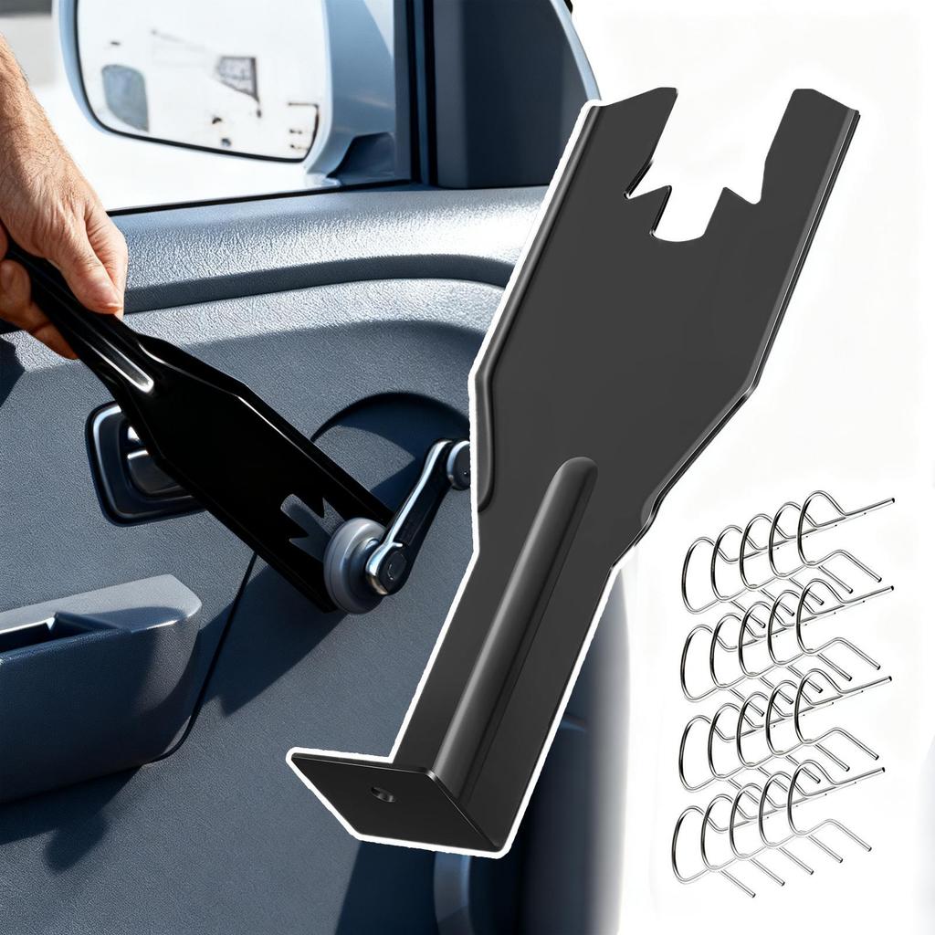 universal Window Crank Removal Tool Multifunctional Window Crank Tool Remover Replacement Car Inside Door Panel Retainer 76980