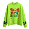 Women's Fashion Casual Round Neck Long Sleeve Christmas Printed Sweatshirt
