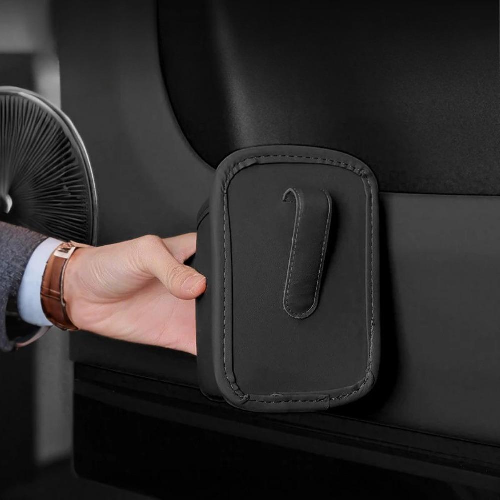 2-Pack Car Door Cup Holders - Robust Faux Leather Cup Holders with Non-slip Base, Door-mounted Cup Holders for Back Seat, Center Console, Beverage Box