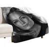 Helene Fischer Schwarz Weiss Kuscheldecke Farbecht Gemütliche Kuscheldecke
