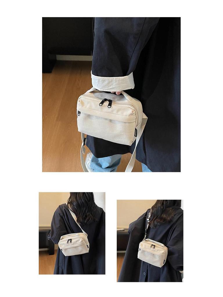 Women's Lightweight Nylon Crossbody Bag - Compact Casual Handbag for Commuting & Going Out