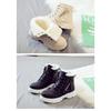 Large Size Warm Shoes with Winter Fleece Warm Snow Boots, Women's Versatile New Style