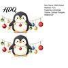 Festive Party Decorations Christmas Cute Penguin Wall Sticker Merry Cartoon Animal Art Decal Holiday Window Glass Stickers Removable Peel And Stick