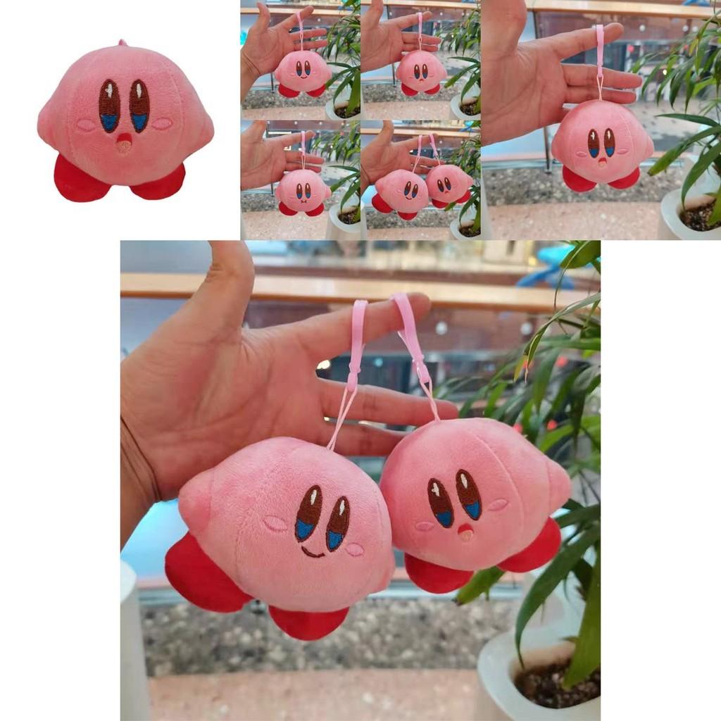 קירבי חמוד מצויר מחזיק מפתחות בובת קטיפה חיה חמודה תליון תיק קישוט 10 ס"מ צעצוע רך