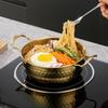 Korea Ramen Pot Instant Noodle Fast Heating Pan Dry Pots Double Ear Seafood Stainless Steel