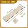 1/12 Miniature Dollhouse Stair Railing Model Accessory for Sand Table