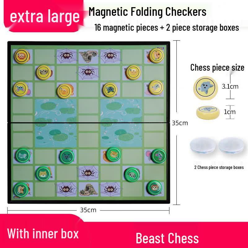 Extra Large Animal Chess Board Game Set