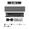 Presisjonsskrutrekkersett 8 32 43 46 i 1 Torx Hex Phillips magnetisk skrutrekkerbit Telefonklokke Laptop Mini Reparasjonsverktøysett