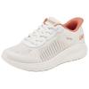 Skechers Bobs Squad Chaos Comfortable Versatile Low-Top Casual Running Shoes Women Sneaker Off-White 117639-WHT