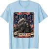 Big Boy 4014 Train 4th of July Retro US Flag Vintage Apparel Unisex T-Shirt