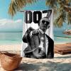 Ultra-Soft Beach Towel with 007 James Bond Theme,Ideal for Pool - Camping, Diving - Perfect Travel Essential, Vibrant Beach Towel.