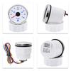 52MM 0-190 Ohm Fuel Level Gauge with 7 Color Light 240-33Ohm Oil Tank Level Meter Indicator Fuel Gauge for Car Marine RV 12V 24V