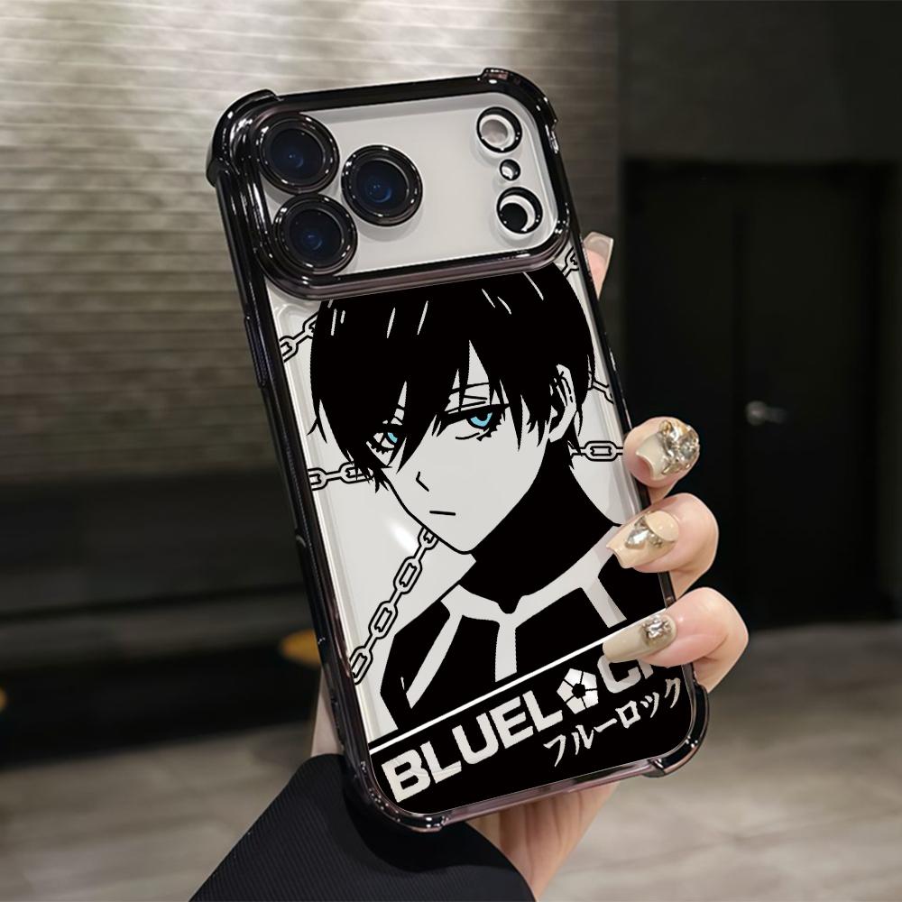 Anime B-Blues Locks Phone Case for Google Pixe 10 9 9A 8 8A 7 7A Pro XL 5G Anti-drop Transparent Soft Cover