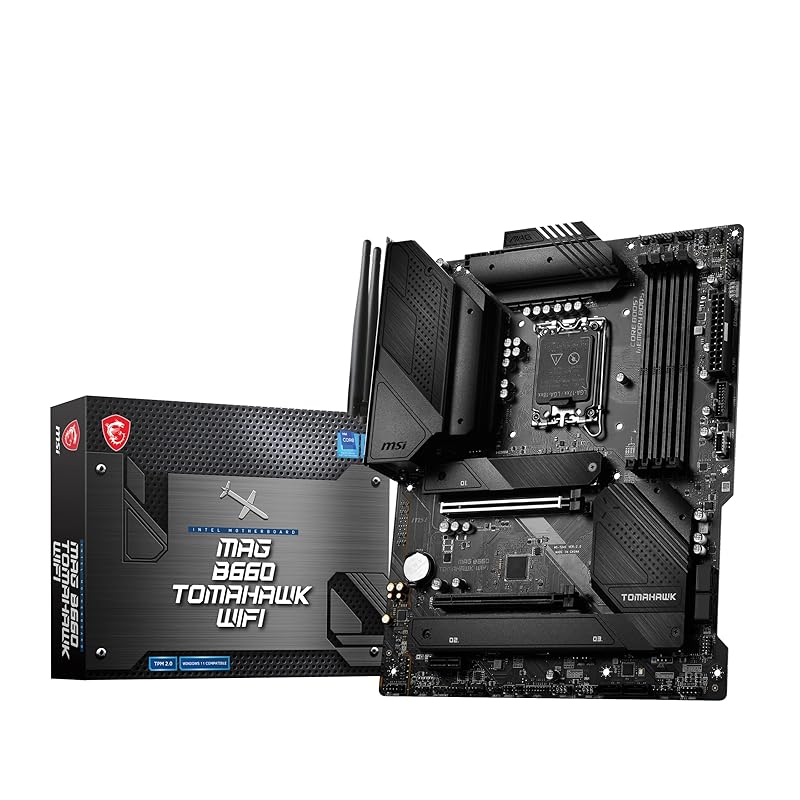 

MSI MAG B660 TOMAHAWK WIFI motherboard ATX [Intel Equipped with B660 chipset] Compatible with 12th generation CPU (LGA1700) MB5697