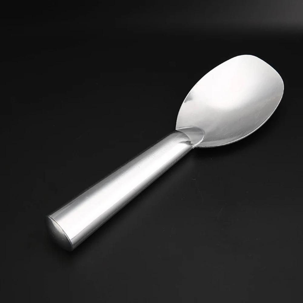 Silberner Eisportionierer Selbstschmelzender Eisspaten Eiskugelportionierer Restaurant