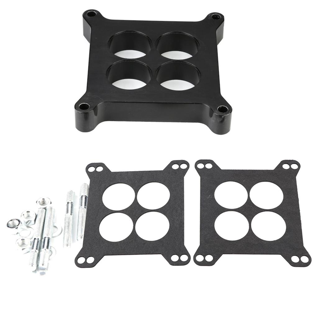 1 Ported Phenolic Carburetor Spacer 4bbl SBC BBC BB Fits for Holley SB Chevy