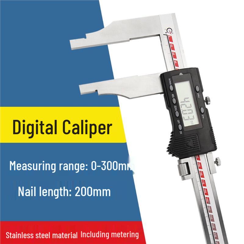 Sanlu High Precision Long Jaw Digital Caliper 0-500/600/1000mm