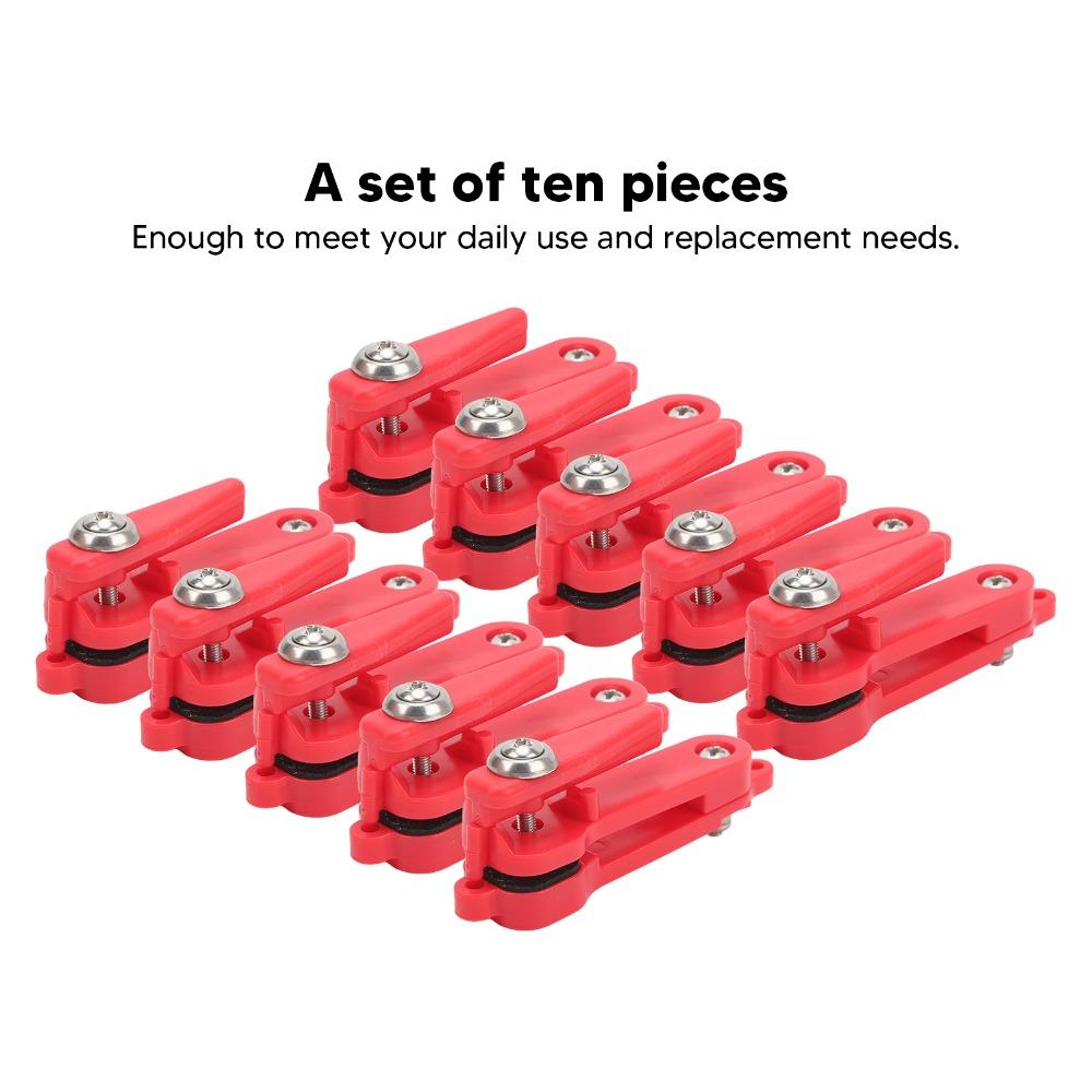 8PCS 6.8*1.8*2.5cm Snap Release Clips Adjustable Planer Board Clips Long Line Fishing