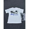 Mens Oversized Cotton T-Shirt Loose Fit Short Sleeve Graphic Tee Casual Wear