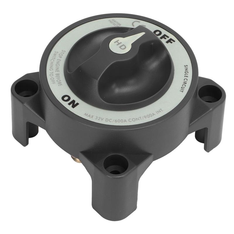 Battery Heavy Duty Battery Isolator Ulating Shell IP66 Waterproof 3 Copper Studs for RV Marine Boat