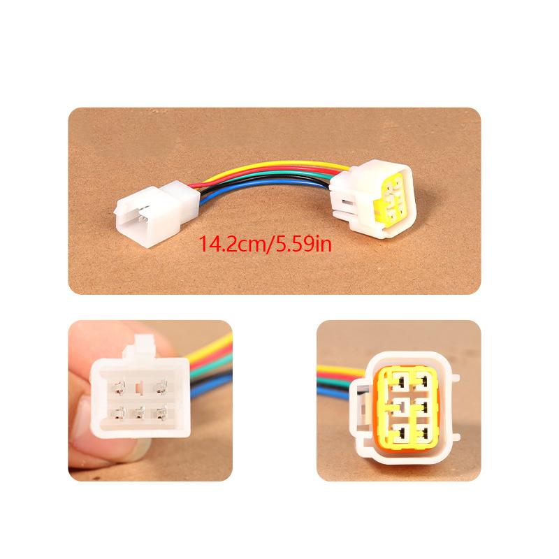 Hall-Erweiterung Verkabelung Elektrofahrrad Werkzeug 5-Pin Stecker Buchse Wasserdicht Hall-Umwandlungsstecker Plug-in Motor Hall-Adapter Ebike Werkzeuge