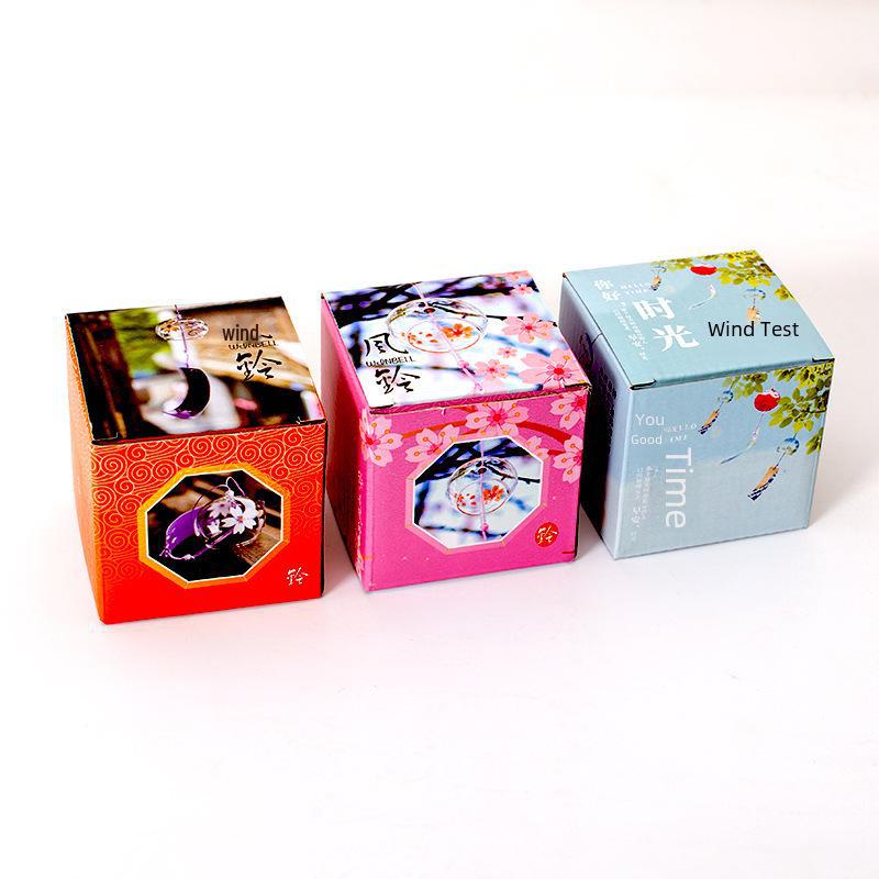 Wind Blossom Cherry Glass Chime Japanese Home Decor Ornament Birthday Gift