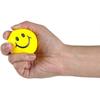 SAYTAY Smile Face Stress Balls (Bulk Pack of 24) for Kids and Adults, 2 Inch Yellow Fun Happy Face Squeeze Balls for Anxiety Relief, Hand Therapy or S