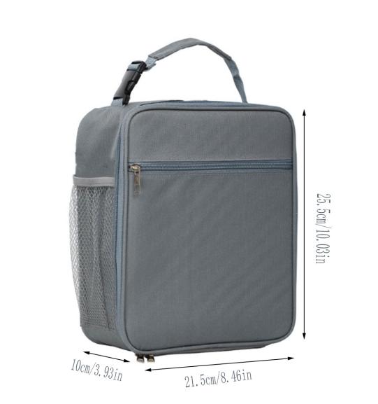 Portable lunch box thermal bag to work with rice portable bento bag aluminum foil thickened ice bag large capacity lunch box bag